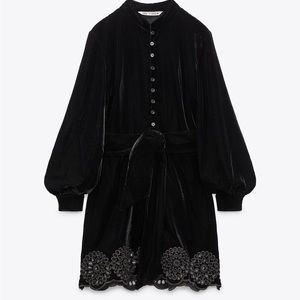 Zara Velvet Dress